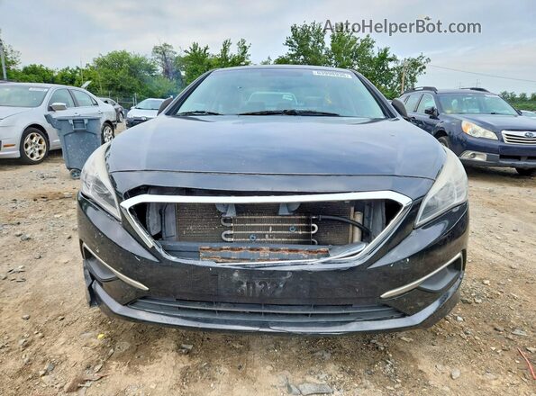 5NPE24AF9HH501042 2017 HYUNDAI SONATA Black Вид спереду