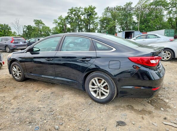 5NPE24AF9HH501042 2017 HYUNDAI SONATA Black Задня ліва чверть
