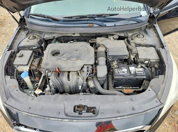5NPE24AF9HH501042 2017 HYUNDAI SONATA Black Вид задньої частини салону