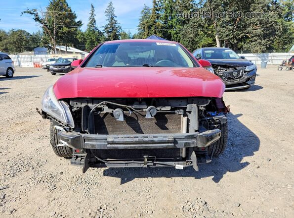 5NPE24AF9HH593057 2017 HYUNDAI SONATA Красный Вид спереди