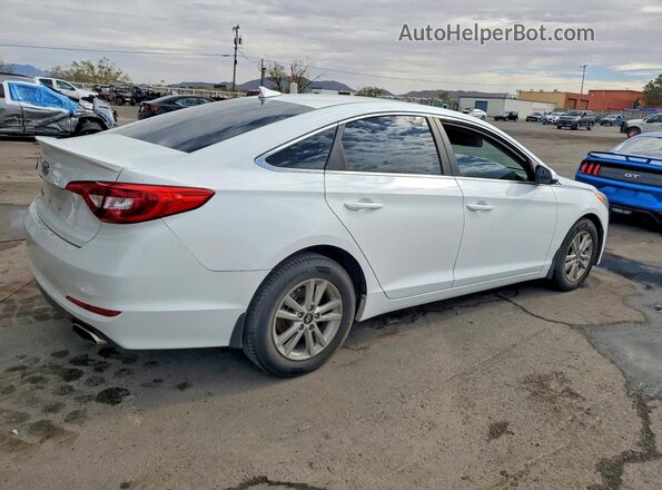 5NPE24AFXGH275558 2016 HYUNDAI SONATA White Задня права чверть