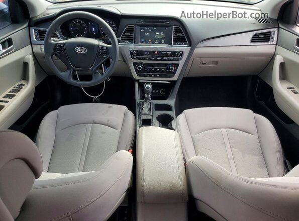 5NPE24AFXGH275558 2016 HYUNDAI SONATA White Вид панелі приладів