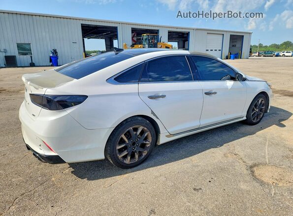 5NPE34AB0KH745602 2019 HYUNDAI SONATA Белый Задняя правая четверть