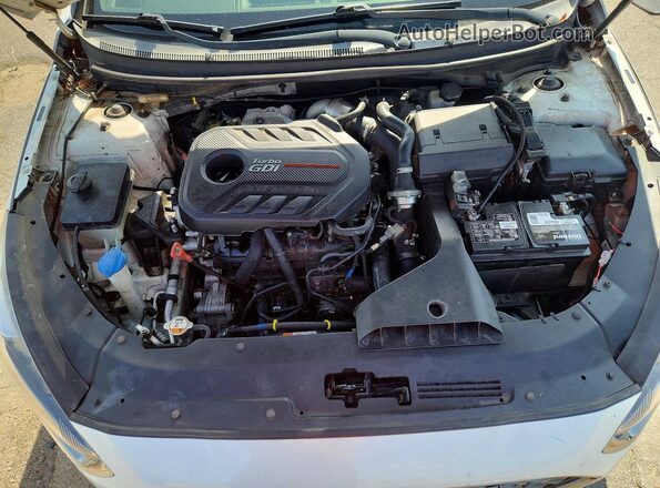 5NPE34AB0KH745602 2019 HYUNDAI SONATA Белый Вид задней части салона