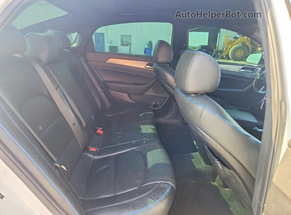 5NPE34AB0KH745602 2019 HYUNDAI SONATA Белый Вид задних сидений