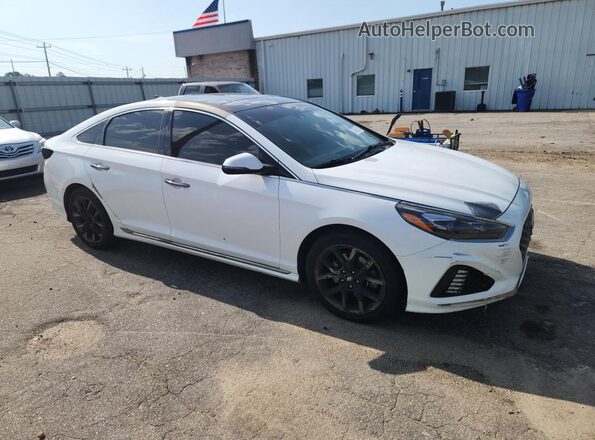 5NPE34AB0KH745602 2019 HYUNDAI SONATA Белый 