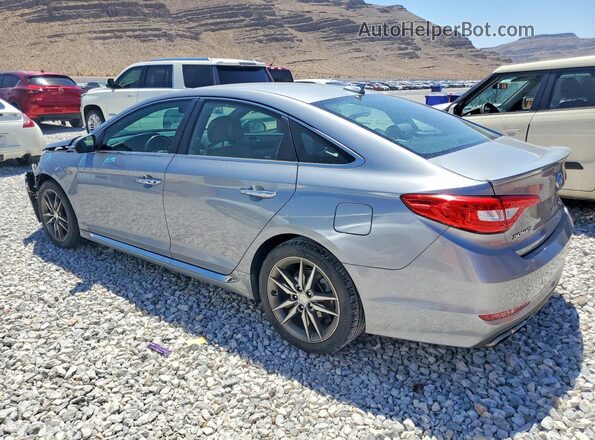5NPE34AB3GH407912 2016 HYUNDAI SONATA Gray Trasero izquierdo
