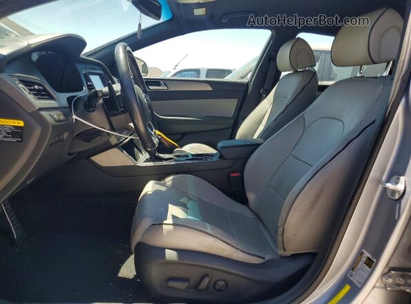 5NPE34AB3GH407912 2016 HYUNDAI SONATA Gray Vista interior delantera