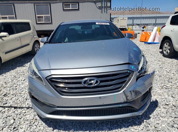 5NPE34AB3GH407912 2016 HYUNDAI SONATA Gray Vista frontal