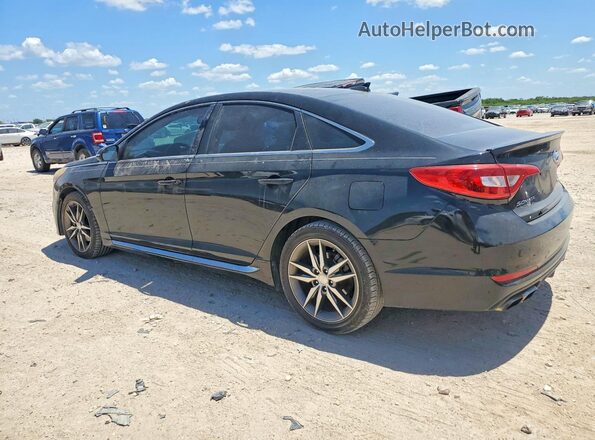 5NPE34AB4HH575107 2017 HYUNDAI SONATA Black Tył lewy