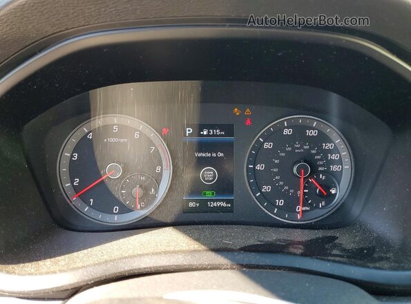 5NPE34AB8JH681906 2018 HYUNDAI SONATA Charcoal Vista del cuadro de instrumentos