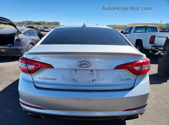 5NPE34AF0GH339488 2016 HYUNDAI SONATA Silver Հետևի տեսք
