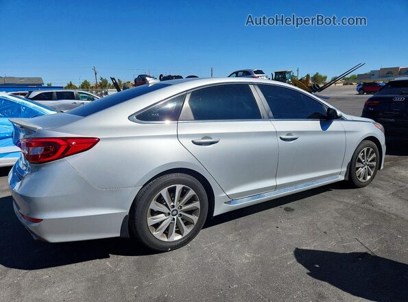 5NPE34AF0GH339488 2016 HYUNDAI SONATA Silver Հետևի աջ