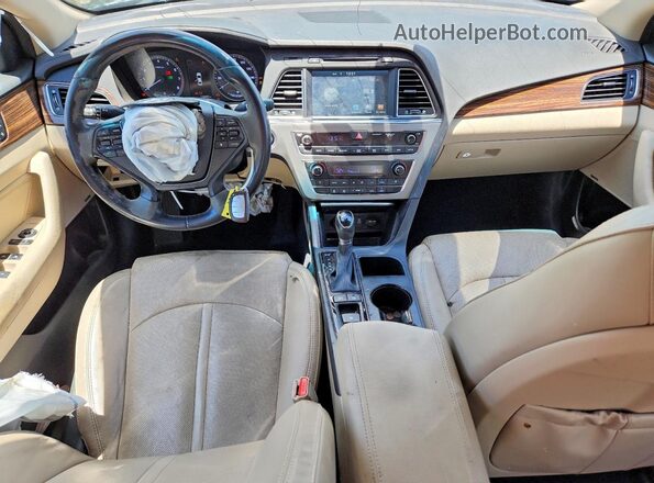 5NPE34AF0HH517501 2017 HYUNDAI SONATA Black Dashboard view