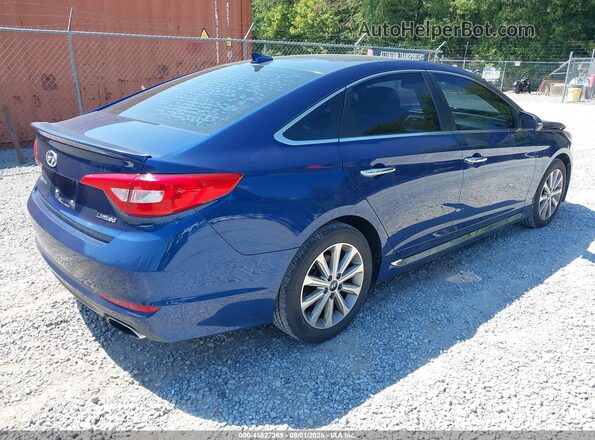 5NPE34AF0HH571963 2017 HYUNDAI SONATA Dark Blue Հետևի աջ