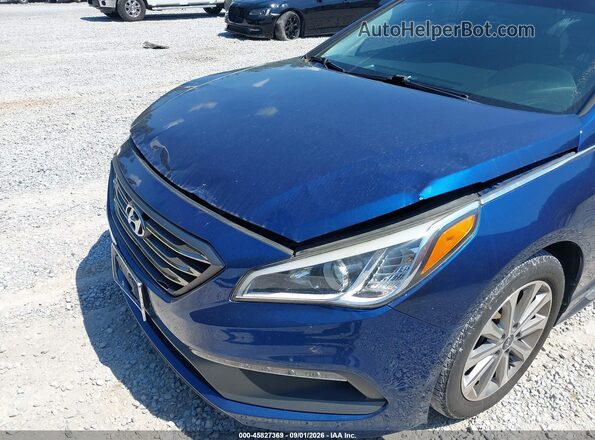 5NPE34AF0HH571963 2017 HYUNDAI SONATA Dark Blue 