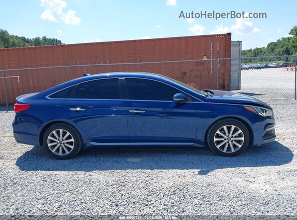 5NPE34AF0HH571963 2017 HYUNDAI SONATA Dark Blue Սալոնի հետևի տեսք