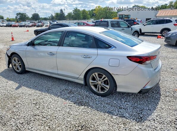 5NPE34AF0JH632105 2018 HYUNDAI SONATA Silver Rear left