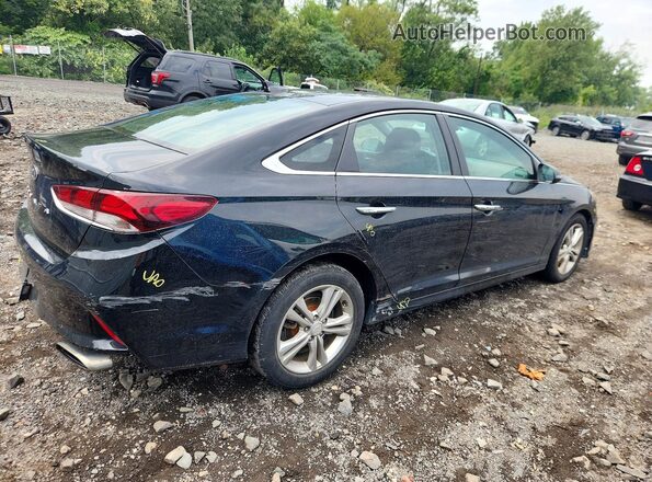 5NPE34AF0JH721995 2018 HYUNDAI SONATA Black Հետևի աջ