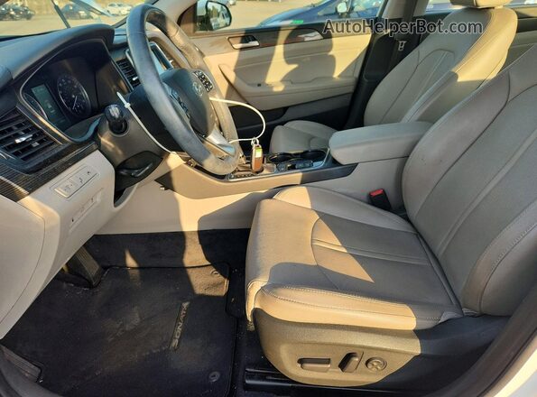 5NPE34AF0KH787559 2019 HYUNDAI SONATA White Vista interior delantera