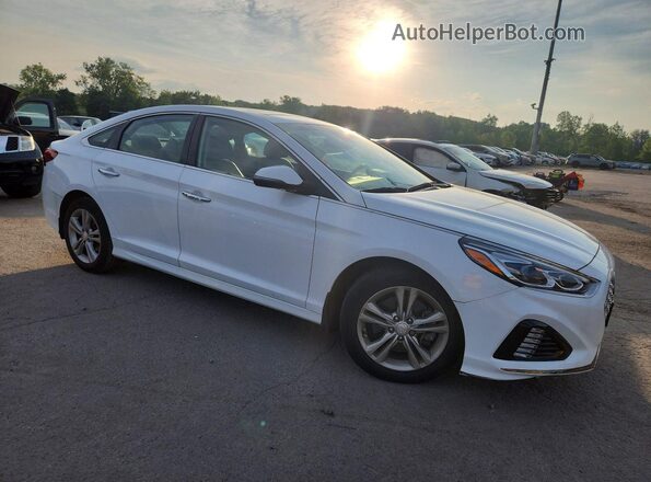 5NPE34AF0KH787559 2019 HYUNDAI SONATA White Delantero derecho