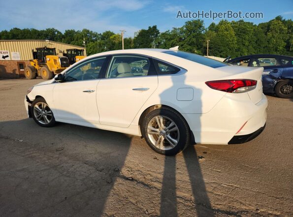 5NPE34AF0KH787559 2019 HYUNDAI SONATA White Trasero izquierdo