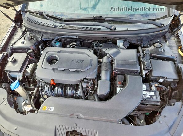 5NPE34AF1HH439133 2017 HYUNDAI SONATA Black Вид задньої частини салону