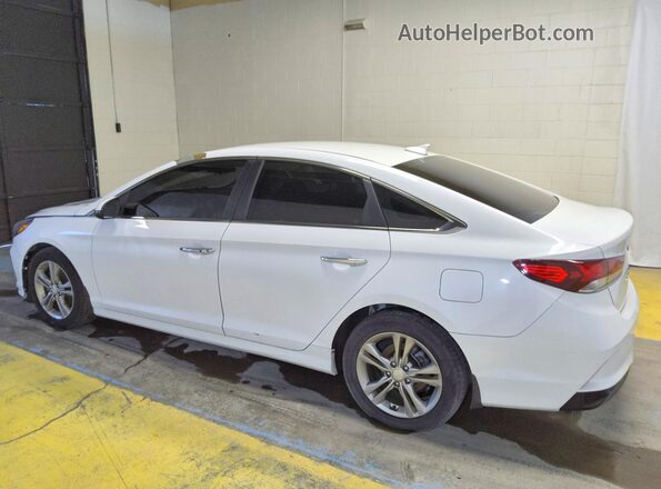 5NPE34AF1KH732375 2019 HYUNDAI SONATA White უკანა მარცხენა