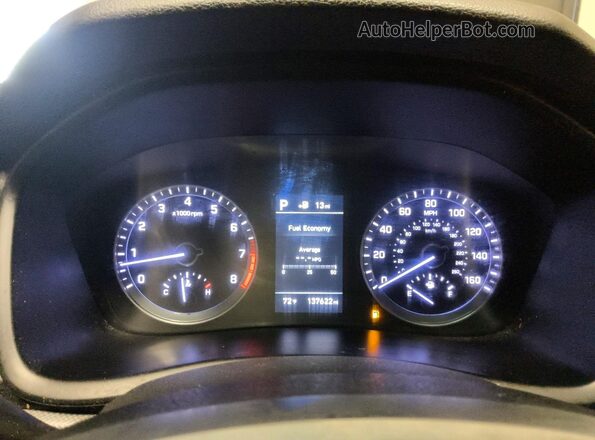 5NPE34AF1KH732375 2019 HYUNDAI SONATA White ხელსაწყოთა პანელის ხედი