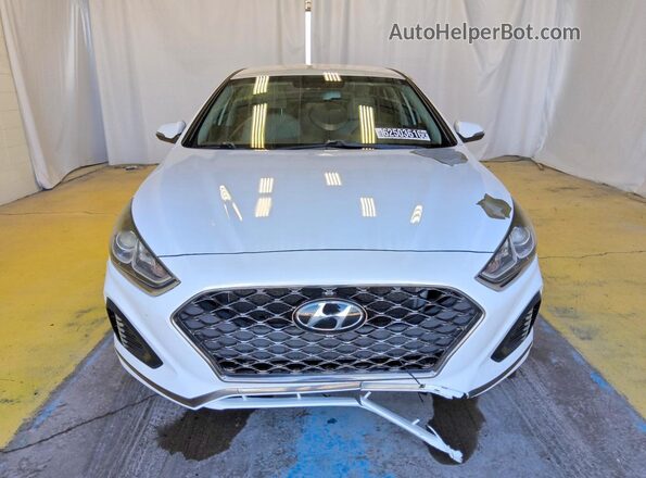5NPE34AF1KH732375 2019 HYUNDAI SONATA White წინა ხედი