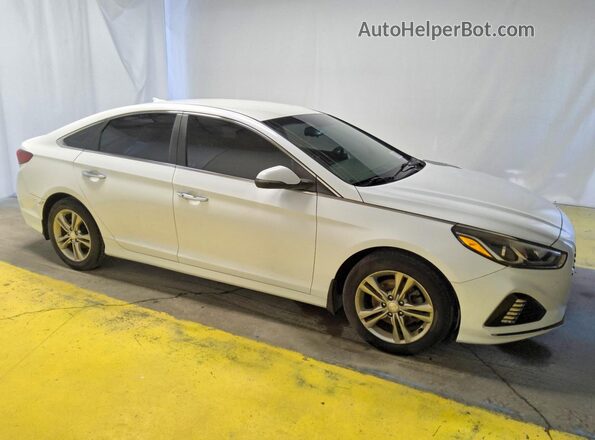 5NPE34AF1KH732375 2019 HYUNDAI SONATA White წინა მარჯვენა