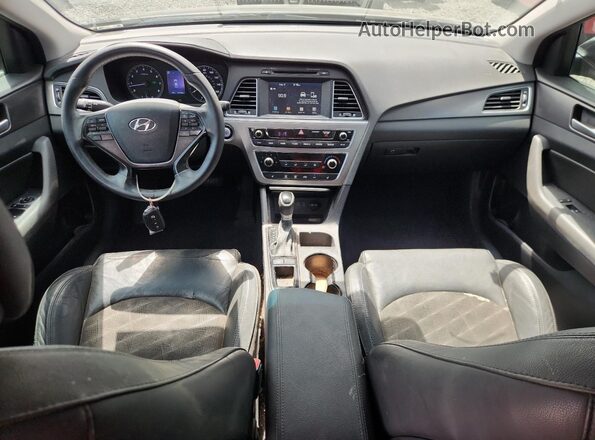 5NPE34AF2HH454093 2017 HYUNDAI SONATA Black Vista del salpicadero
