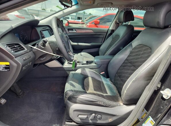 5NPE34AF2HH454093 2017 HYUNDAI SONATA Black Vista interior delantera