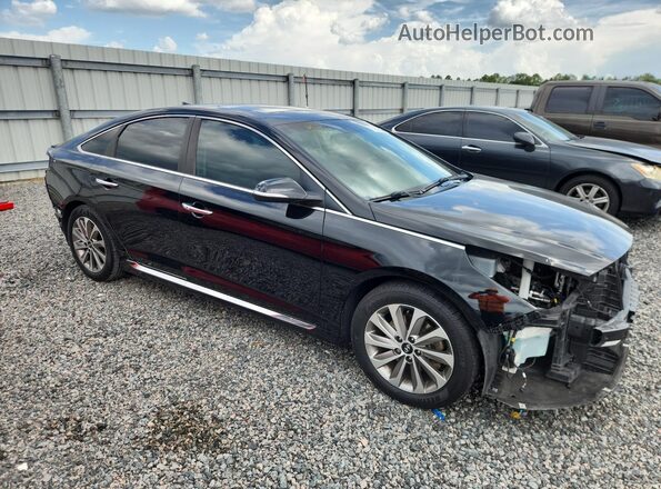 5NPE34AF2HH454093 2017 HYUNDAI SONATA Black Delantero derecho