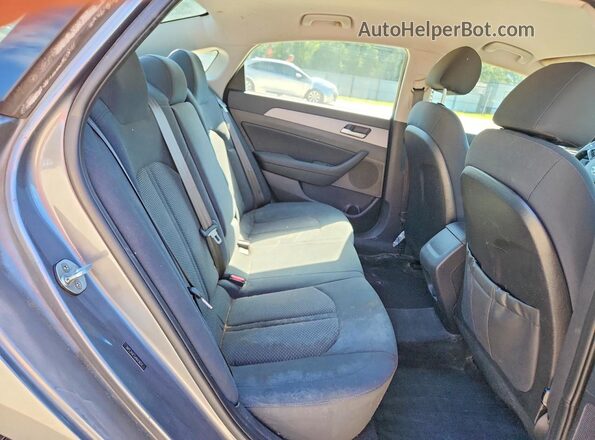 5NPE34AF2JH643624 2018 HYUNDAI SONATA Серый Вид задних сидений