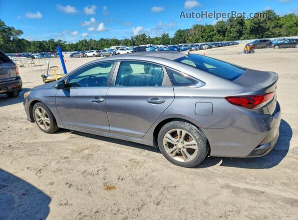 5NPE34AF2JH643624 2018 HYUNDAI SONATA Серый Задняя левая четверть