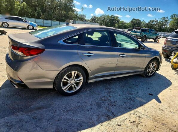 5NPE34AF2JH643624 2018 HYUNDAI SONATA Серый Задняя правая четверть