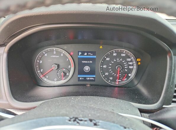 5NPE34AF2JH688000 2018 HYUNDAI SONATA Silver Widok zestawu wskaźników