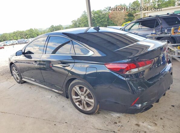 5NPE34AF2JH689616 2018 HYUNDAI SONATA Black Tył lewy