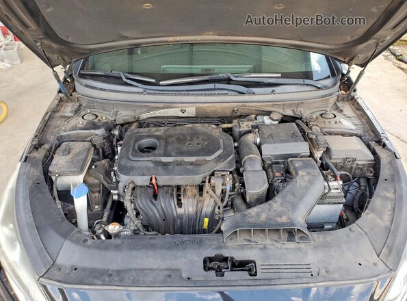 5NPE34AF2JH689616 2018 HYUNDAI SONATA Black Widok wnętrza z tyłu