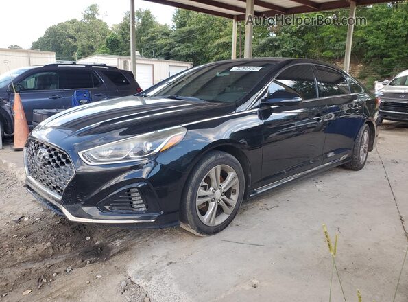 5NPE34AF2JH689616 2018 HYUNDAI SONATA Black 
