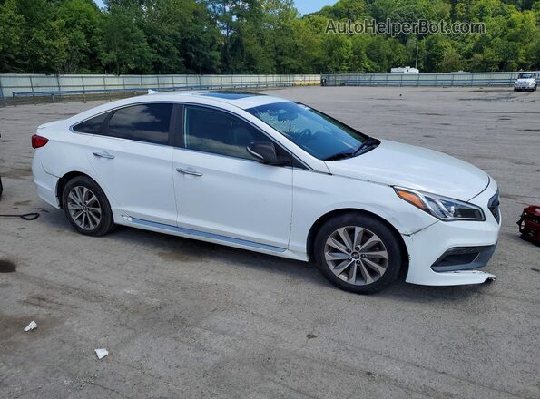 5NPE34AF3HH472862 2017 HYUNDAI SONATA White Przód prawy