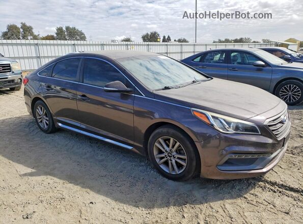 5NPE34AF3HH475485 2017 HYUNDAI SONATA Gray Przód prawy