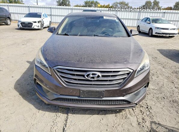 5NPE34AF3HH475485 2017 HYUNDAI SONATA Gray Widok z przodu