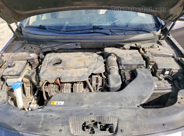 5NPE34AF3HH475485 2017 HYUNDAI SONATA Gray Widok wnętrza z tyłu