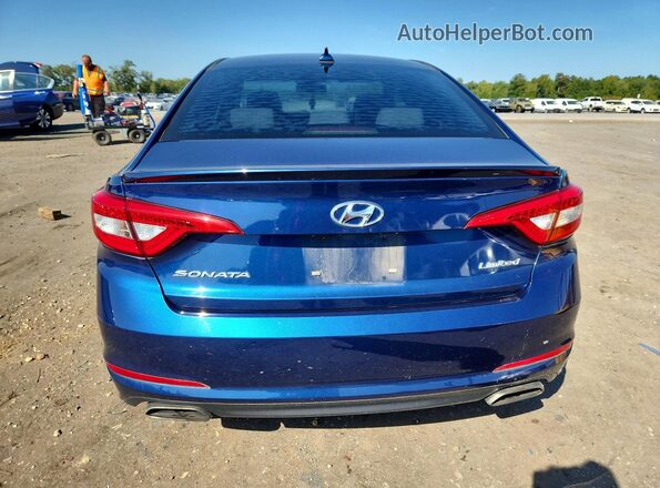 5NPE34AF3HH536883 2017 HYUNDAI SONATA Blue Vista trasera