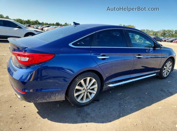5NPE34AF3HH536883 2017 HYUNDAI SONATA Blue Trasero derecho