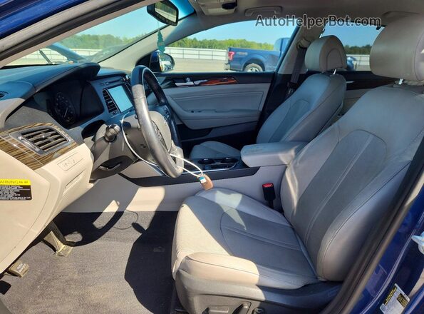 5NPE34AF3HH536883 2017 HYUNDAI SONATA Blue Vista interior delantera
