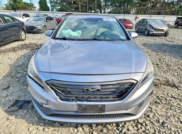 5NPE34AF3HH569723 2017 HYUNDAI SONATA Silver Вид спереду
