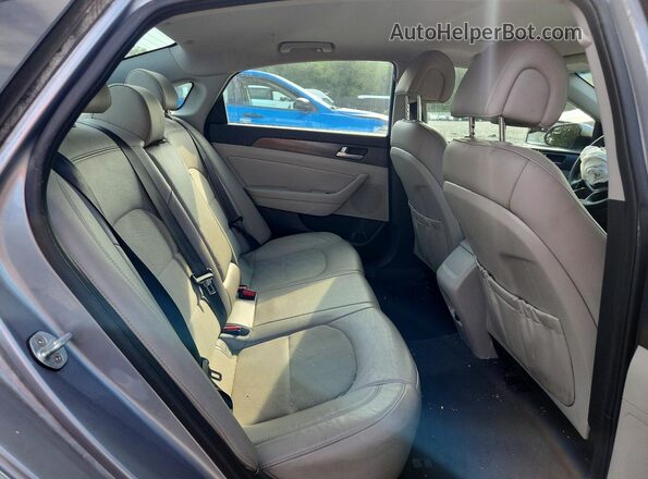 5NPE34AF3HH569723 2017 HYUNDAI SONATA Silver Вид задніх сидінь